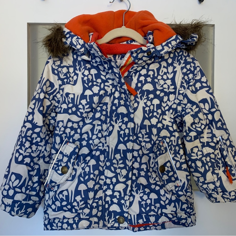 Mini Boden winter coat size 3/4